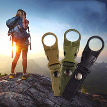 ADHG 3Pcs Fibbia per Appendere l'anello portabottiglie Portatile con Clip per Il Viaggio all'aperto Campeggio Escursionismo Zaino tattico con Fibbia per Cintura