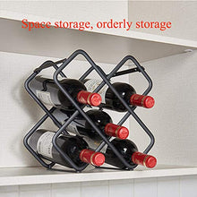 5 Scanalature Del Supporto Conservazione Del Vino, Supporto In Acciaio Al Carbonio Vino, 5 Portabottiglie Impilabile Vino, Cremagliera Del Vino A Casa, Non Necessario, Robusto E Di Lunga Durata - 28 ×
