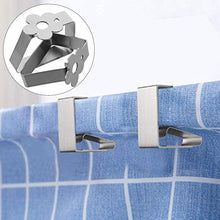 Gadpiparty 2 Pezzi Clip per Tovaglia Fiore Clip per Tavolo da Picnic Clip per Tovaglia in Acciaio Inox Flessibile Morsetti per Tovaglie Ideali per Picnic Tendoni Matrimoni Festa di Laurea 3