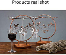 PROJECTOR F Ferro Wine Rack, Rotonda Creativa Salone della Casa Contatore Esporre Fortunato Uccello Calice Scaffale, Holder Retro Organizzatore Mensola Essiccazione, Wineglass Supporto Metallo