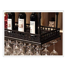 MY1MEY Portabicchieri da Vino Fence portabicchieri da Vino, portabicchieri, portabicchieri da Vino, portabottiglie Appeso, portabicchieri da Bar, Appendiabiti da Bar a rovescio
