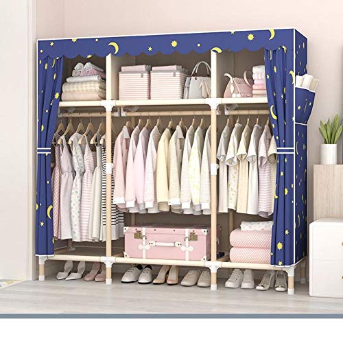 JYXJJKK Armadio di Assemblaggio di Grande capacità,Armadio in Legno Oxford Spesso-m