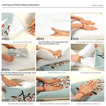 XSDF 2PCS Astratto Stampato Federa Federa Federa Copridivano Decorazione della Casa Adatto per Divano Letto 17,7 Pollici (45x45CM,A)