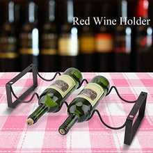 BYARSS Supporto per Vino Rosso, portabottiglie in Metallo Appeso a Testa in Giù portabottiglie portaoggetti