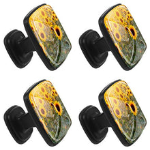 Fiori sotto il sole 4 PCS Pomelli per Porta, Pomolo per Mobile, Pomelli per Mobili con Viti, Maniglia per Armadietto, Pomelli per Porta, Pomelli per Cassetti per Porta, Armadio, Cassetto e Credenza