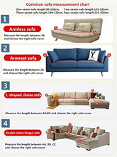 QBFT Morbido all-Inclusive Fodera per Divano Antiscivolo Elasticizzato Copridivano Angolare con Penisola Fodere Copridivani Soggiorno 1/2/3/4 Posti Divano Slipcovers 1 Pezzo