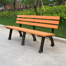 ZXF- Sedia da Giardino per Esterni, Poltrona per Panchine, Piedini in Alluminio Pressofuso A Prova di umidità, Panchina da Giardino per Il Tempo Libero in Legno di Plastica, per Cortile, Portici
