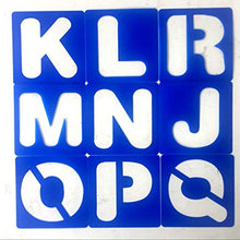 Fgyhty 26pcs Letters Alphabet Stencil + 10PCS Numero PP stampini Modello di Serie della Pittura di apprendimento del mestiere di DIY Scrapbooking
