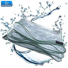 GJJSZ Telo Impermeabile per Gazebo,teloni Impermeabili Resistenti,Telo Impermeabile Trasparente Facile da Piegare,Ideale per Tende,Barche,Camper o Piscine Spesse 12 Mil.