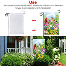 fgyhty 10pcs Forma Piena di Colore Banner Partito Esterno Poliestere White Flag Giardino Patio Flag 30x45cm