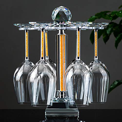 Supporto creativo Huafeng decorazione del portabicchieri a testa in giù bicchiere da vino calici di cristallo drenanti il portabicchieri portabicchieri porta tazza vino, vino portabicchieri