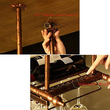 Wine Glass Rack Upside Down Home Europeo Bar Table Wine Rack Decorazione Creativa di Calice Rack Hanging Rack Bicchiere da Vino, Altezza Regolabile, soffitto scaffali Vino (Size : 120 * 30cm)