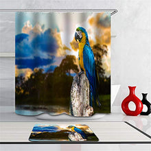 LIYAN Combinazione Bagno. Immagini Chiare E Colori Vivaci Rendono Il Tuo Bagno Pieno di Vita. Accessori da Bagno. Pappagallo nella Foresta.