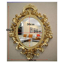 Specchi da Parete per Bagno Specchio da Bagno Ovale A Parete Specchio da Toeletta Specchio da Bagno Specchio da Bagno Portico Specchio Decorativo 66x46cm