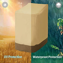 JTWEB Copertura per Sedie Impilabili 420D Oxford Protezione Impermeabile Antivento e Anti-UV per Sedie da Giardino