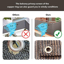 90x400cm Rivestimento Recinzione Copertura in HDPE per Balcone Giardino Privacy Frangivista e Telo Frangivento Telo di Protezione per Balconi Schermo Privacy Resistente ai Raggi UV con Occhielli