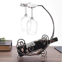 LHQ-HQ Wine Rack, Casa del Vino Wine Rack Cabinet Decorazioni vitivinicolo Europeo Mestieri della cremagliera della Bottiglia in Ferro battuto 1 Bottiglia