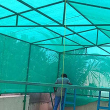 LLCY 95% Shade Ploth Mesh Sun Block Net Mesh Shade per Patio Giardino Resistente agli UV - con Gommini ciascuno, 23 Dimensioni Vele Parasole (Color : Green, Size : 3x7m)