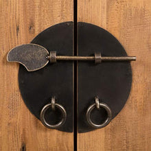 BIGTO Armadietto da bagno in legno di pino riciclato, 70 x 32 x 63 cm