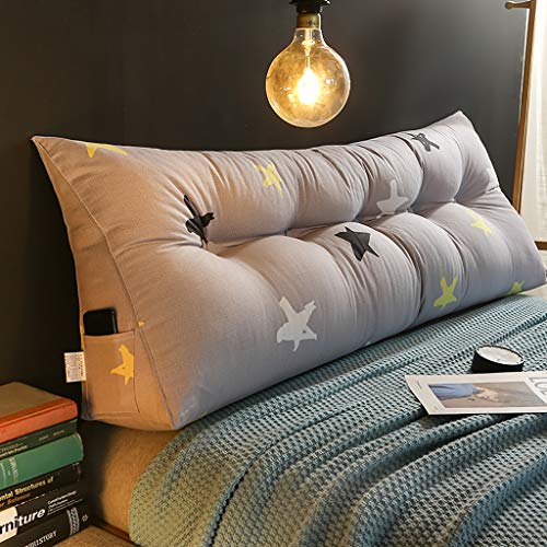 JTZR Cuscino Testata Letto Staccabile, Schienale Tatami Lettura dello Schienale Cuscino del Divano Testiera del Cuscino -100x20x50cm (Color : N, Size : 150x20x50cm)