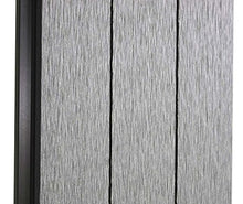 Mendler Pannello supplementare frangivento Privacy Sarthe WPC Alluminio Premium 185cm Grigio