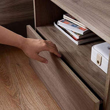 RCLD Comodini Armadietto in Noce Toilette Immagazzinamento Soggiorno Pompa Pompa Pannello a Base di Legno (Color : Brown, Size : 51 * 39 * 41cm)