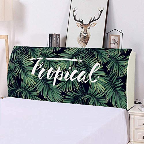 ZXLRH Testiera letto, testiera in tessuto di protezione in tessuto elasticizzato antipolvere copertura protettiva in legno in pelle, testiera decorativa, lavabile, C-180 x 65 cm