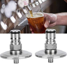 Conkergo 2pcs 304 Acciaio Inossidabile Homebrew Keg 1.5in Tri? Morsetto A Sfera Blocco Post Adapter Adattatore Brewing Raccordo