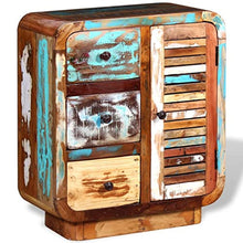 vidaXL Credenza Madia Cassettiera Mobile 3 Cassetti in Legno Massello Recuperato