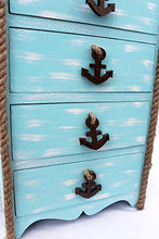 DanDiBo Comò Barca 412 Scaffale Bagno 117cm Shabby Armadio Armadio da Bagno Mobile da Bagno Scaffale (Blu)