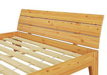 Erst-Holz Solido Largo Letto in Pino massello 160x200 Anche per Ragazzi con doghe rigide 60.62-16