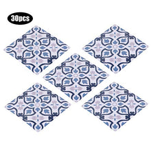 Nimomo Adesivo per Piastrelle in Ceramica - 30 Pezzi/Set Adesivo per Piastrelle in Ceramica Adesivo Antiscivolo Impermeabile per Pavimento da Parete del Bagno della Cucina 10x10 cm