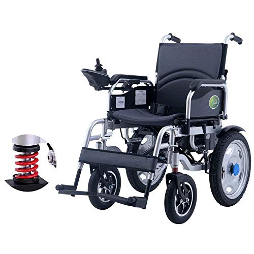 Accessori per la casa Sedia a rotelle elettrica per disabili per anziani pieghevole (batteria agli ioni di litio) Scooter per anziani completamente automatico la parte posteriore non può essere reg