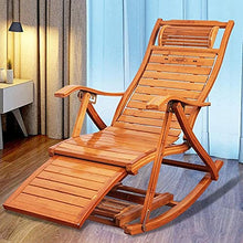 Sedia a Sdraio Beach Yard Piscina Pieghevole Pieghevole Reclinabile Chaise Chaise Bamboo Lounge Chair Interno Outdoor Rocking Relax Chair