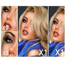 Specchio per il trucco Specchio per il trucco Specchio per il trucco illuminato, 22 LED Specchio per il trucco con luci, Specchio luminoso cosmetico, Touch screen di ingrandimento Tri-Fold 2X 3X Ingra