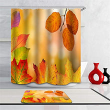 LIYAN Combinazione Bagno. Immagini Chiare E Colori Vivaci Rendono Il Tuo Bagno Pieno di Vita. Accessori da Bagno. Foglie Rosse E Gialle.