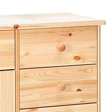Steens Mario Credenza, Beige (Finitura Naturale), 73.1 x 34.6 x 115 cm