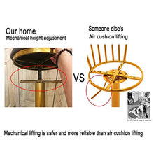 Sgabelli da Bar Sedia Sgabello girevole Sgabello Poggiapiedi in velluto Sedile da cucina Colazione Pub Counter Sgabello Gold Metal Gamba Sgabello regolabile Altezza regolabile 65-80 cm Regolabile Sgab