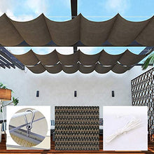 WXQIANG - Tenda parasole da giardino, con copertura traspirante, dimensioni personalizzabili, protezione solare, isolamento termico,