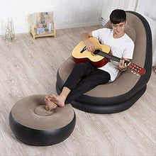 STARKWALL Divano Gonfiabile Un Sedile con Pompa Gonfiatore Set Poltrona Gonfiabile Soggiorno Giardino Esterno Mobili Casa Studio Regalo