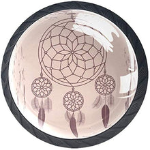 Modello vintage Dream Catcher Pomelli per Porta Set di 4 Pomelli per Mobili Manopole per Cassetti Cucina Armadio Vetro