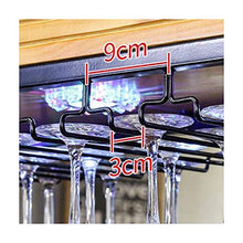 Chunjiao Barra a Testa in Giù con Lampada ad Alto Vetro con Lampada, impianti di Vino in Legno massello, barretta da Bar in Vetro per Bar, Appeso in Legno di Vino in Legno Portabottiglie da Vino/por