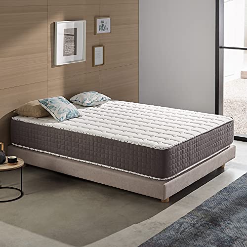 Naturalex | Extrafresh | Materasso Singolo 80x190 in Memory Foam | Tecnologia Blue Latex | Schiuma HR ultra ventilata | Tessuto SoftSentation ipoallergenico | Ergonomico | Reversibile