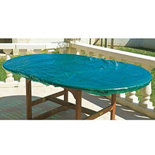 Maillesac Jp0001 - Custodia per vassoio da tavolo, ovale / rettangolare, in plastica, Verde traslucido, 100 x 160 cm