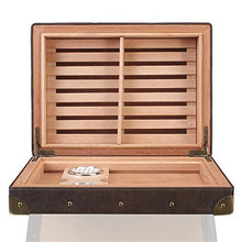 Caishuirong Cigar Box di stoccaggio 50 Pack Humidor Cigar Humidor Creativa a Due Strati Quattro Zone Antico Mats casa Cigar Box Perfetto da Usare in Ufficio e Camera da Letto
