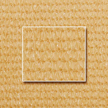 ZHAO - Tenda parasole da giardino in HDPE, impermeabile, per terrazze e fiori da giardino, 6 x 6 m (colore: beige, dimensioni: 5 x 5,5 m)