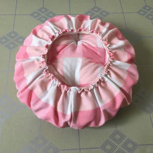 Cuscino per panca in pietra spessa, comodo cuscino rotondo per esterni e interni, con maniche elastiche (stile 19,35 x 35 x 7 cm)