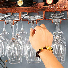 mmmy Portabottiglie, Portabottiglie Wine Bar Contemporaneo Calici in Vetro da Champagne a Parete Porta calici, Acciaio Inossidabile