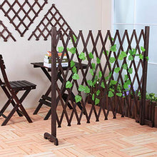 NLMWL-Y recinto telescopico decorativo in rete in legno massiccio anticorrosione, aiuta le piante a salire il reticolo marrone 75 cm