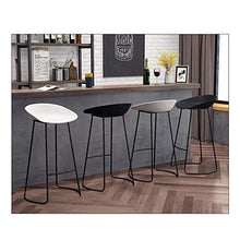 YDD Sedia da Bar alla Moda Semplice in Ferro battuto La Reception del caffè Casual Non può Sollevare Sette Colori Sgabello Alto Opzionale